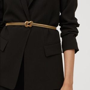 H&M Gold Tone Waist Belt